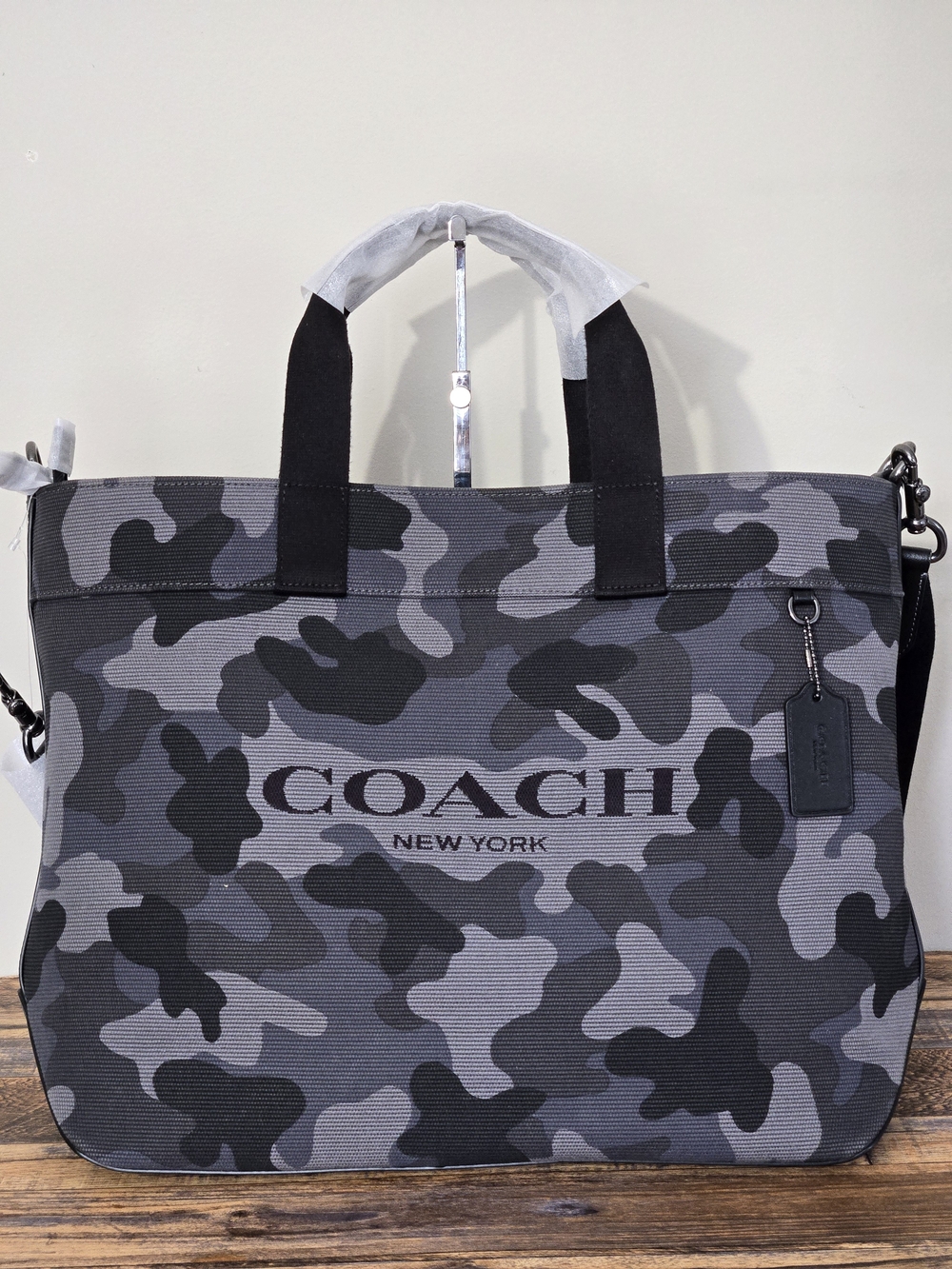 NWT Coach Tote 38 In Camo Print